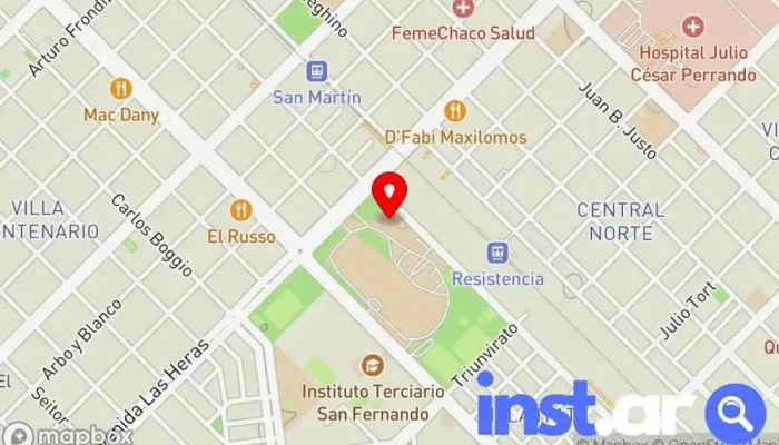 Biblioteca Central Unne -    Prof Italo Juan Luis Mettini Mapa - Resistencia