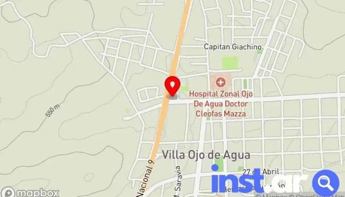 mapa de Boleteria Ojo De Agua Oficinas de empresa en Villa Ojo de Agua