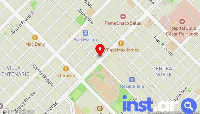 Claudio Express Heras -  Mapa - Resistencia