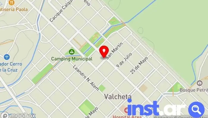 Coquelen -  Mapa - Valcheta