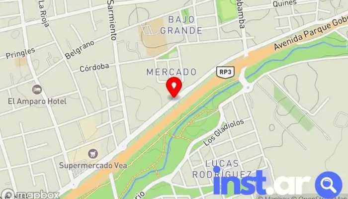 mapa de Despensa pamela Quiosco en San Luis