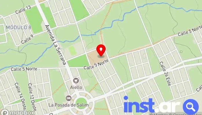 mapa de Escuela Maestra Rosenda Quiroga Educación en La Punta