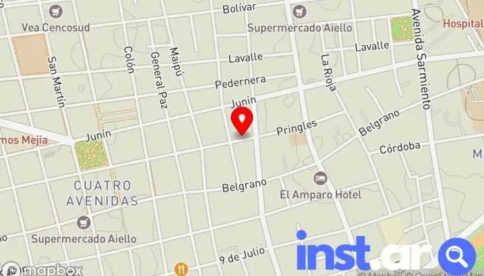 mapa de Grafica Mayo S.R.L. Imprenta comercial, Impresora digital en San Luis