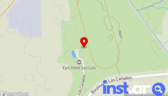 mapa de Hipódromo La Punta Pista de carreras en San Luis