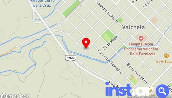 Kiosco Antu -  Mapa - Valcheta