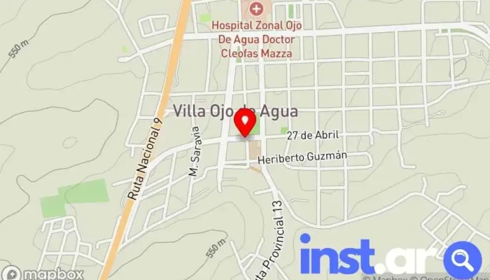 mapa de Kiosco Diego Kiosco en Villa Ojo de Agua