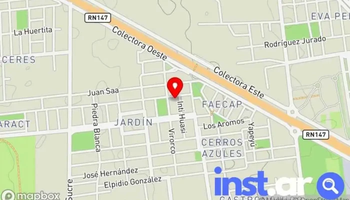 mapa de Kiosco FullTime Quiosco, Kiosco en San Luis
