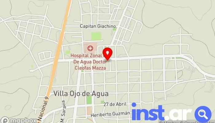 mapa de Kiosco LAU-THI Tienda de alimentación en Villa Ojo de Agua