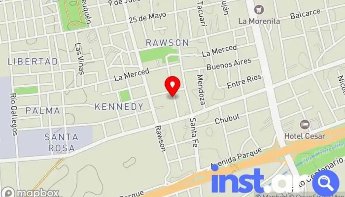 mapa de Kiosco Romina Quiosco en San Luis