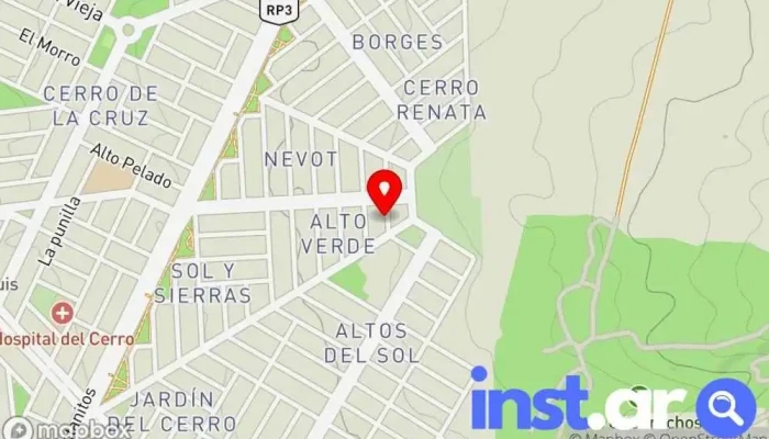 mapa de Kiosco Thibra Quiosco en San Luis