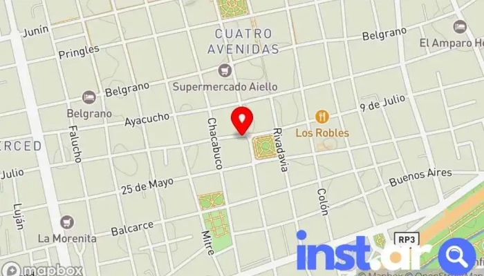 mapa de Linda Ella Tienda de ropa en San Luis