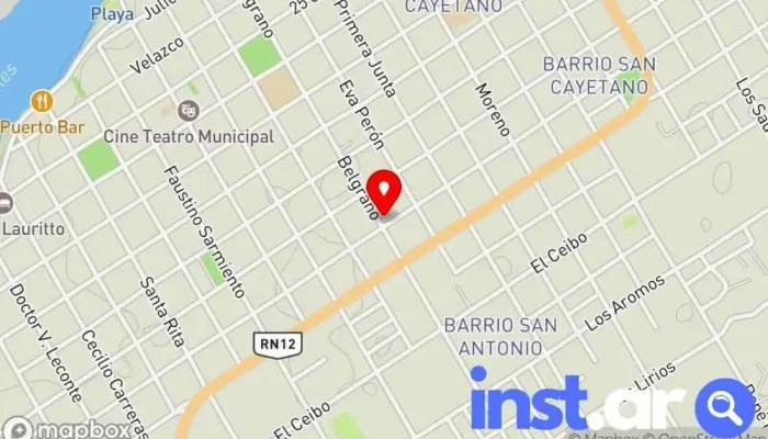 Loteria De Corrientes Mapa - Esquina
