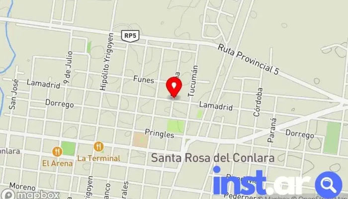 Malicioso La Nona -  Mapa - Santa Rosa del Conlara