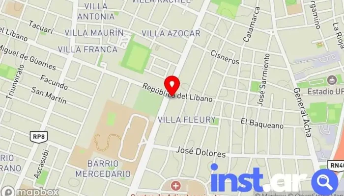 mapa de MAXIKIOSCO HERMELINDA Kiosco en RAWSON