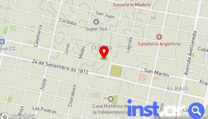 Mc Kio -  Mapa - San Miguel de Tucumán