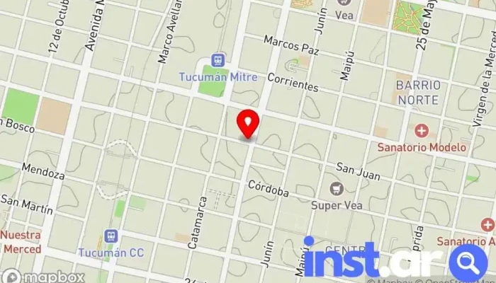 Miniservice 24 -  Mapa - San Miguel de Tucumán
