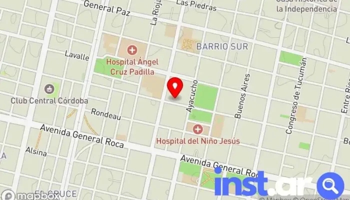 Miniservice Punto Sur -  Mapa - San Miguel de Tucumán