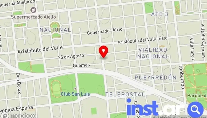 mapa de Nas Quiosco en CWX