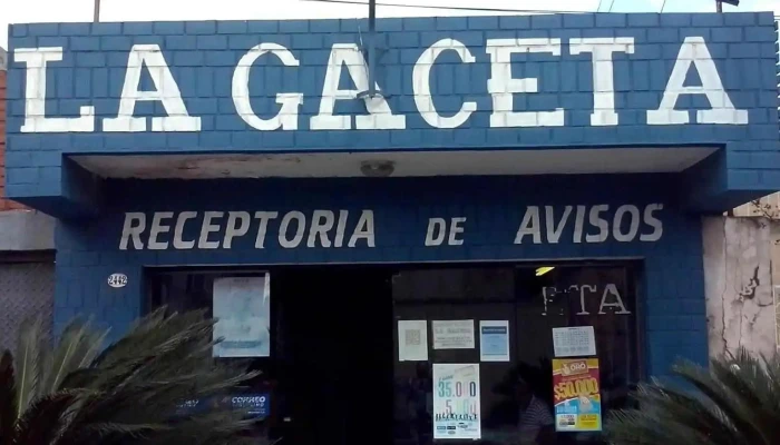Receptoría de Avisos La Gaceta - Sta. Fe 2442