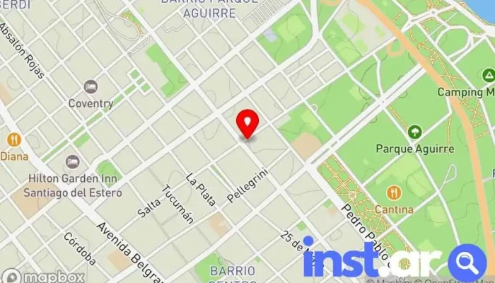 mapa de Revista La Columna Editorial en Santiago del Estero