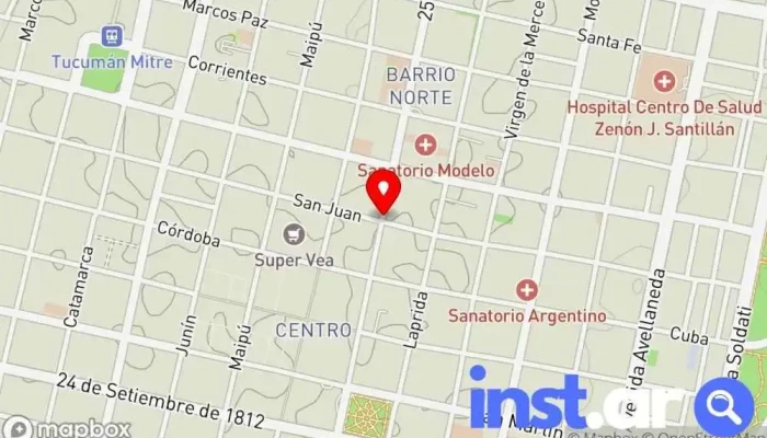 Revistas Y Diarios Pepe -  Mapa - San Miguel de Tucumán