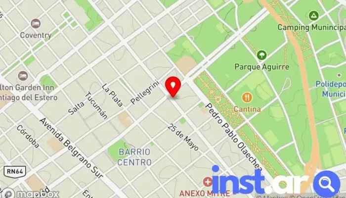 mapa de Sindicatos de Vendedores Diarios y Revistas Sindicato en Santiago del Estero