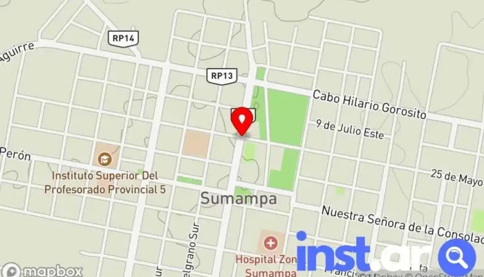 mapa de Sumampa  en Sumampa