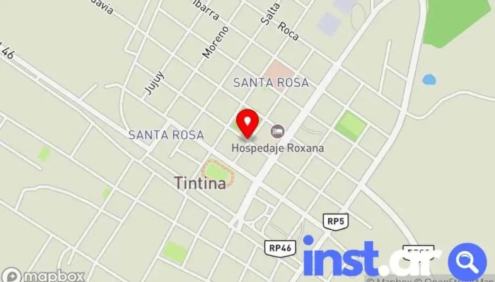 mapa de Tintina  en Tintina
