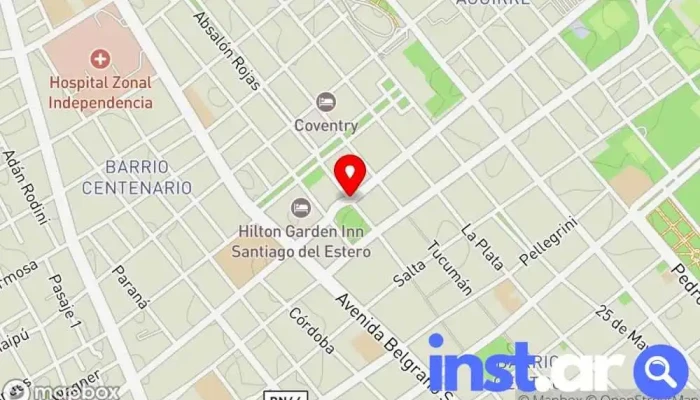 mapa de Visión Santiagueña Editor de periódicos en Santiago del Estero